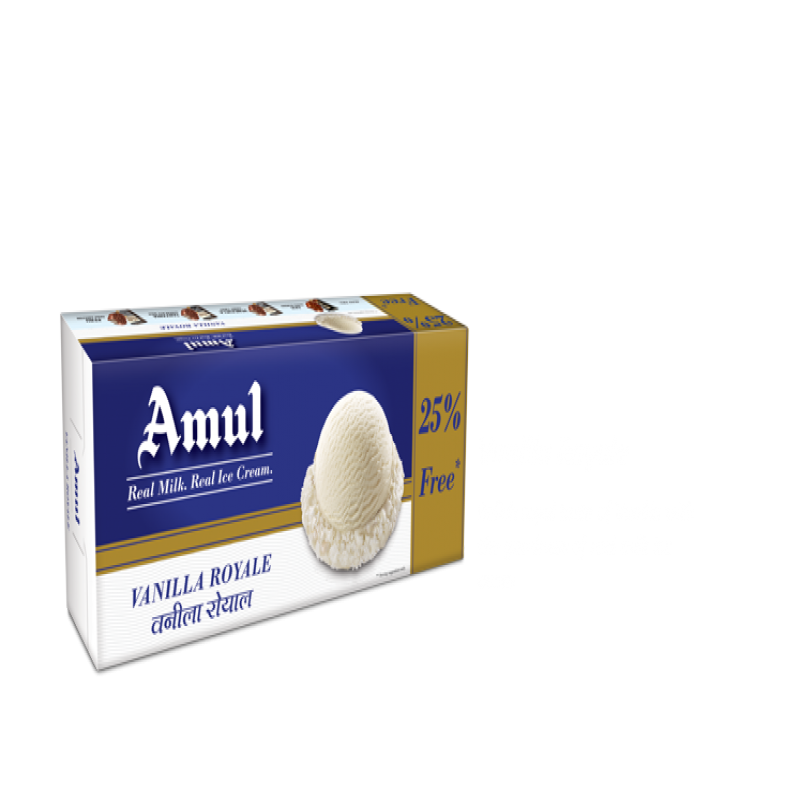 Amul vanilla icecream 1.250 litres