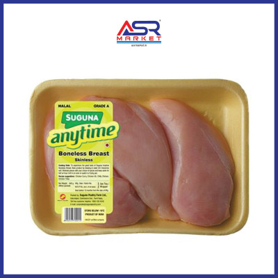 Suguna chicken boneless  breast 450gms 